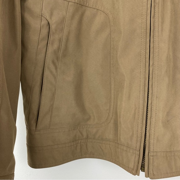 London Fog size Medium Men’s Green Audubon Microfiber Full Zip Jacket - Picture 3 of 10